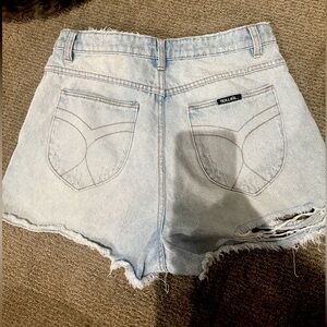 Rollas Jean shorts-distressed/ High waisted